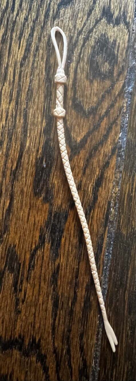 VINTAGE HASBRO GI G.I. JOE 1987 Croc Master Tan Whip WEAPON ARAH ACCESSORY